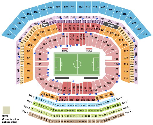 Levi's Stadium Copa America Seating Chart